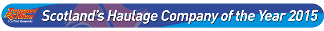 Scotland's Haulage Company of the Year 2015 - click here to read more