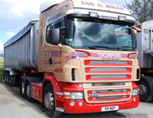 Bulk Commodities trans Scania R500 at Forgieside Depot